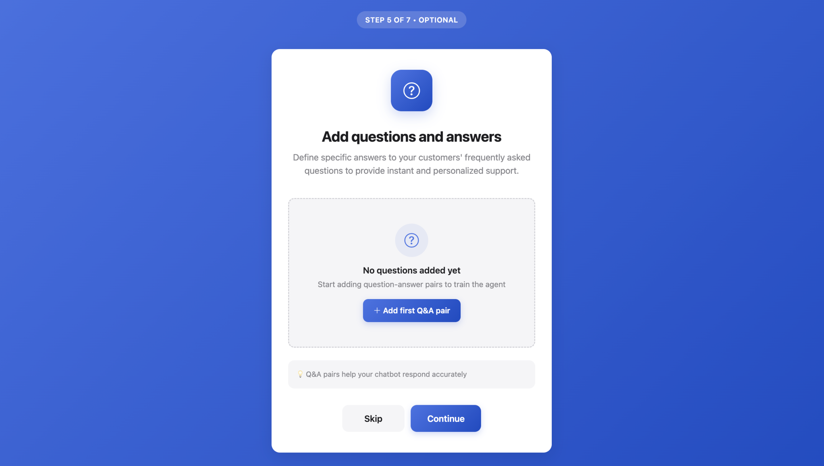 Pary pytań i odpowiedzi